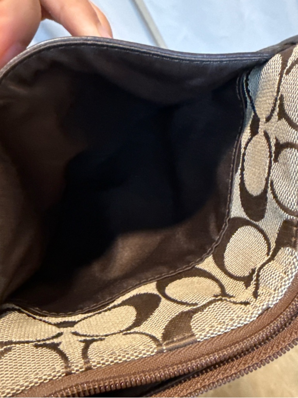 Coach Legacy Signature Stripe Swingpack Crossbody Bag - Picture 6 of 7